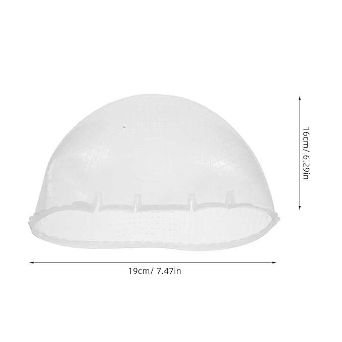 Beatifufu Silicone Highlight Cap with Hook Reusable Hair Dye Cap with Holes for Even Hair Coloring at Home and Salon Use 7.48X7.48X6.29In