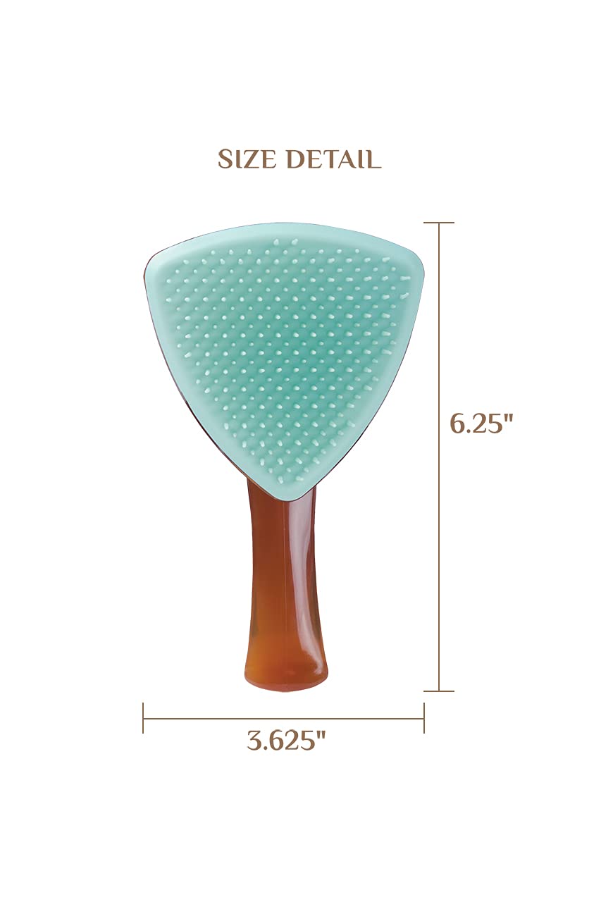 Cricket Ultra Smooth Detangling Brush - Infused with Argan & Olive Oils and Keratin Protein, Anti-Frizz Hairbrush for Wet and Dry Hair, Ergonomic Design for All Hair Types