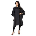 Betty Dain Crinkle Nylon Hair Cutting & Styling Cape, 54" x 60", Black
