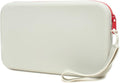 FFpaw Silicone Large Makeup Bag, Travel Toiletry Bag For Women Big Makeup Bag Organizer Portable Cosmetic Bag Zipper Pouch Purse Waterproof Makeup Storage Bag (Medium Grey)