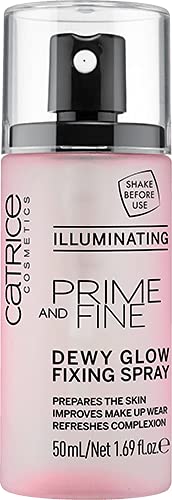 Catrice Prime & Fine Illuminating Dewy Glow Spray, Pack of 1