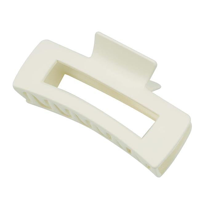 Large Banana Hair Claw Clips - Strong Hold for Thick, All Hair Types, Women and Girls (Beige 1, Hair Clips Style)