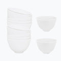 10 Pack Silicone Face Mask Mixing Bowls - Microwave & Freezer Safe, Non-Stick Esthetician Bowls for DIY Skincare, Clay Masks, Hair Color, 3.3-inch Esthetician Supplies(White)