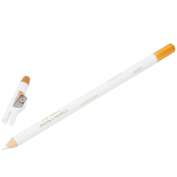 ANGGREK Beard Lineup Pen, White Hairline Pen Professional Beard Pencil Filler Household Beard Pencil Liner Shaping Styling Tool(Light Brown)