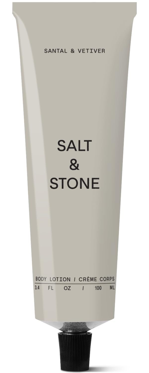 Salt & Stone Body Lotion for Women & Men, Vegan, Santal & Vetiver 3.4 fl oz