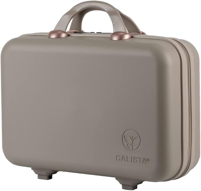 Calista 3-in-1 Beauty Case, Cosmetic & Hair Tool Organizer, Dove Gray