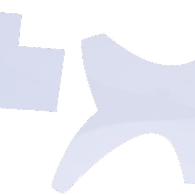 Beard Shaper ABS Styling Tool Hairline Neckline (White)