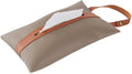 Spotact Tissues Box PU Leather Facial Paper Storage Case Rectangular Organizer Holder Decor with Hanging Strip for Kitchen Restaurant Countertops Bedroom Dressers Night Stands Desks (Brown)