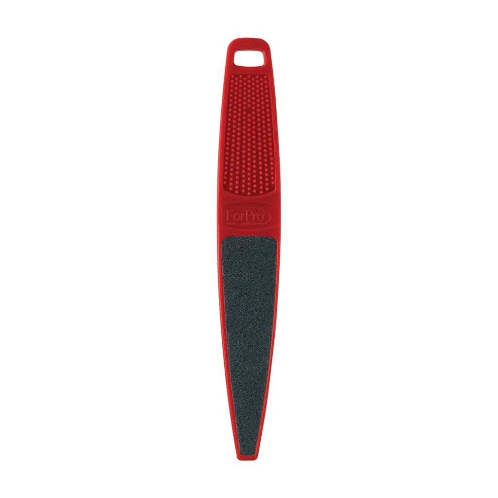 ForPro Professional Collection Red Panda Foot File, 60/100 Grit, Double-Sided Pedicure File for Feet and Heels, 10.5” L