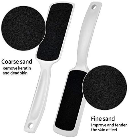 Foot File for Dead Skin - 3 Pack Professional Pedicure Tools Callus Remover for Feet, Dual-Sided Feet Scrubber Foot Care Products to Remove Callous Dead and Hard Skin for Both Wet and Dry Feet