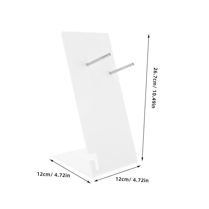 Hair Dryer Holder Wall Mounted Bathroom Hair Tool Organizer Storage Rack for Blow Dryers and Styling Tools White