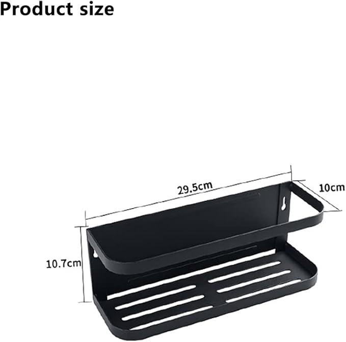 Multi-Layer Magnet Rack, Refrigerator Racks Bathroom Countertop Storage Shelf Cosmetic Organizer Holder Kitchen Spice Rack, Decorative Storage,White