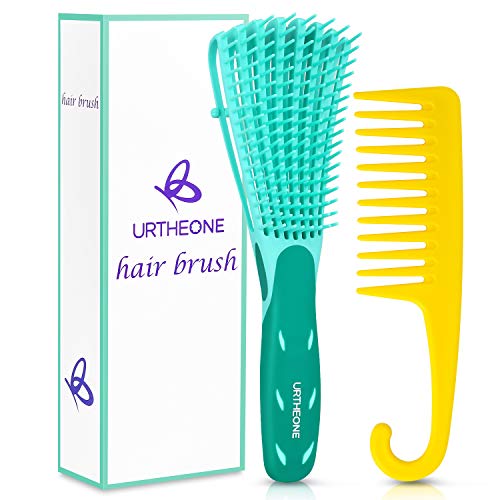 URTHEONE Detangling Brush for Black Natural Hair, 3A-4C Curly Afro Brush