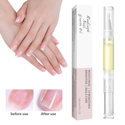 Radiant Cuticle Oil Pen – Nourishing Nail Growth Oil with Tea Tree, 4Pack