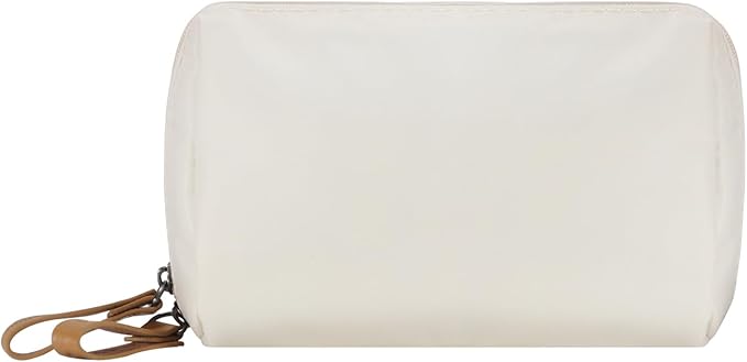 Kososuru Small Makeup Bag for Purse Portable Waterproof Cosmetic Bag Travel Makeup Pouch for Women (Beige)
