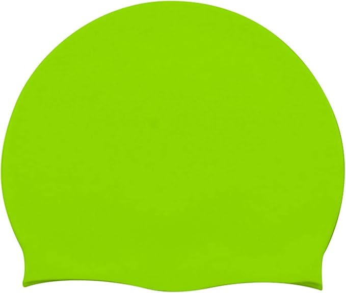 Doovid Swim Caps for Women Men Waterproof Silicone Ear Protection Long Hair High Elasticity Swimming Cap