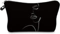 Deanfun Makeup Case Small, Cosmetic Zipper Bag Waterproof for Purse Mini, Women Cute Traveling Accessories Pouch for Ladies Thanksgiving Christmas Gifts(D2-55884)