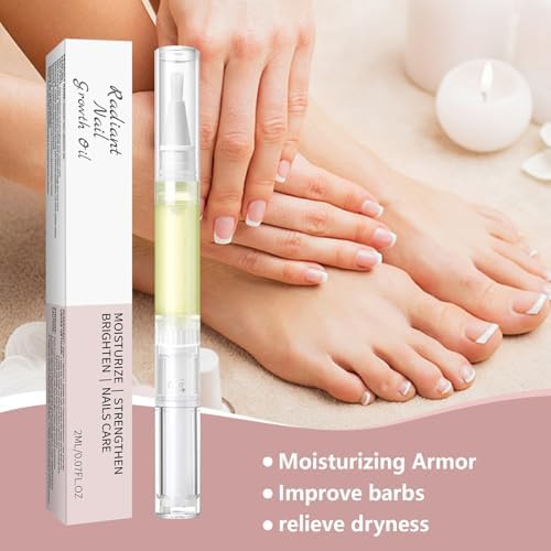 Radiant Cuticle Oil Pen – Nourishing Nail Growth Oil with Tea Tree, 4Pack