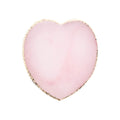 SUKPSY Resin Nail Art Plate Palette,Makeup Palettes,Gel Polish Color Mixing Plate Drawing Painting Color Palette,Golden Edge Heart Shaped Nail Art Display Holder