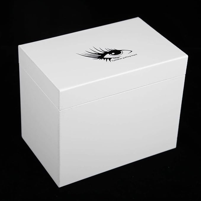 Salmue 10-Layer Eyelash Extension Storage Box, Acrylic False Eyelash Makeup Organizer Holders, Makeup Cosmetic Case for Grafting Eyelash Extension Tool