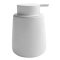 TOOZFO Soap Dispenser Ceramic with Easy-to-Press Pump Hand Lotion Liquid Dispenser for Shampoo Bathroom Kitchen 12 oz White