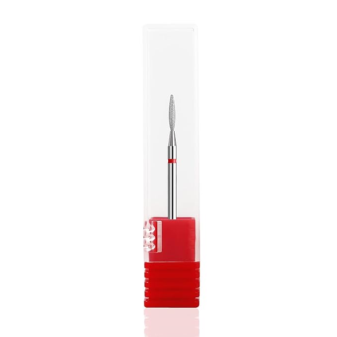 NMKL38 Cone Diamond Carbide Nail Drill Cuticle Cleaning Bit Electric Nail Art Replacement Burr Manicure File Tool