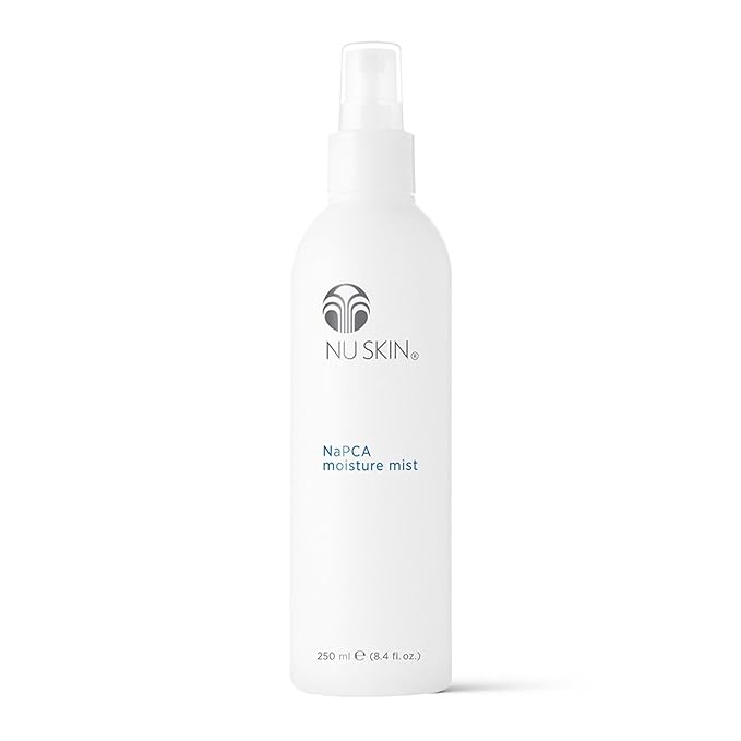 Nu Skin NaPCA Moisture Mist | Revitalizing Moisturizer & Cooling Mist with Hyaluronic Acid | Hydrating Spray for Face, Body & Hair | Sodium PCA for All Skin Types | 8.4 fl. oz. | 1 Pack