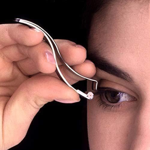 Prima Shogyo Partial Eyelash Curler for Corner Lash - Mini Japanese Eyelash Curler for Inner & Outer Lashes - Includes 6 Extra Rubber Pads - Made in Japan - C-2000