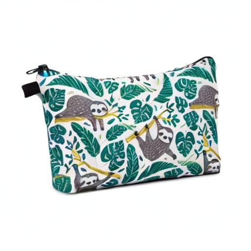 WANDF Small Makeup Bag for Purse, Small Cosmetic Bag for Women