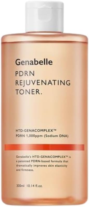 Genabelle PDRN Rejuvenating Toner - Deep Hydration & Skin Barrier Support with PDRN, Panthenol, Hyaluronic Acid - Soft & Glowing Skin - Glass Skin - 10.14 fl.oz/300ml