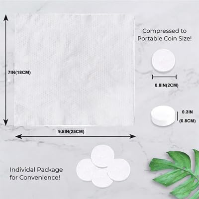 ColdCool Compressed Face Towels – Portable Disposable for Travel.