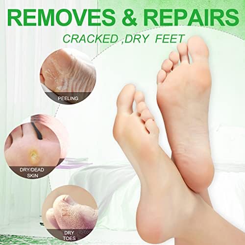 nbc BeautiLab Pedicure Kit Foot Soak Set: Bubble Salt, Sugar Scrub, Massage Mask, Massage Lotion in a Box, 4 Step Foot Spa Kit for Dry Feet, Calluses and Tired Feet (1 Set Jasmine)