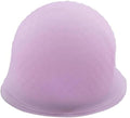 Highlight Cap Hair Coloring Highlighting Cap Reusable Silicone Highlight Cap Pull Through Caps for Hair Dying Frosting Cap with Hook(Pink)