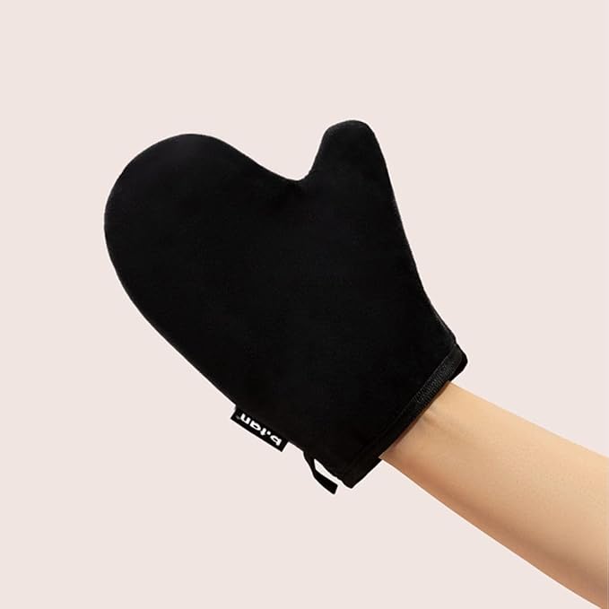 b.tan Self Tan Mitt | I Don't Want Tanner On My Hands - Sunless Tanning Applicator Glove w/Thumb, Streak-Free, Velvety Soft, Reusable, Face & Body, Great for Foam, Mousse, Gradual Lotion, & Drops