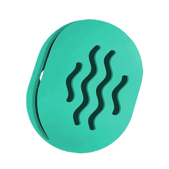 Makeup Sponge Holder Makeup Holder Beauty Blender Bolder Makeup Silicone Makeup Sponge Case Breathable Make Up Sponge Case Makeup Bag Essentials Suitable for Business or Travel（Green）