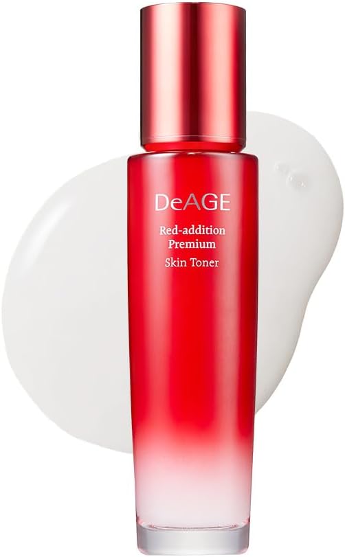 CHARMZONE DeAge Red Addition Skin Toner – Hydrating & Nourishing Facial Toner with Red Food Extracts (130ml / 4.4 fl.oz)