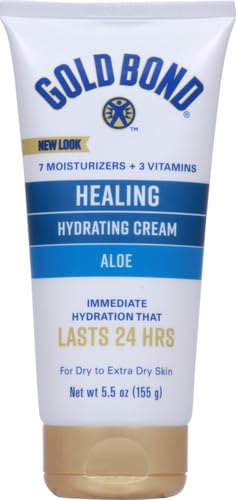Gold Bond Healing Skin Therapy Lotion with aloe 5.5 oz., Non-Greasy & Hypoallergenic (Pack of 2)