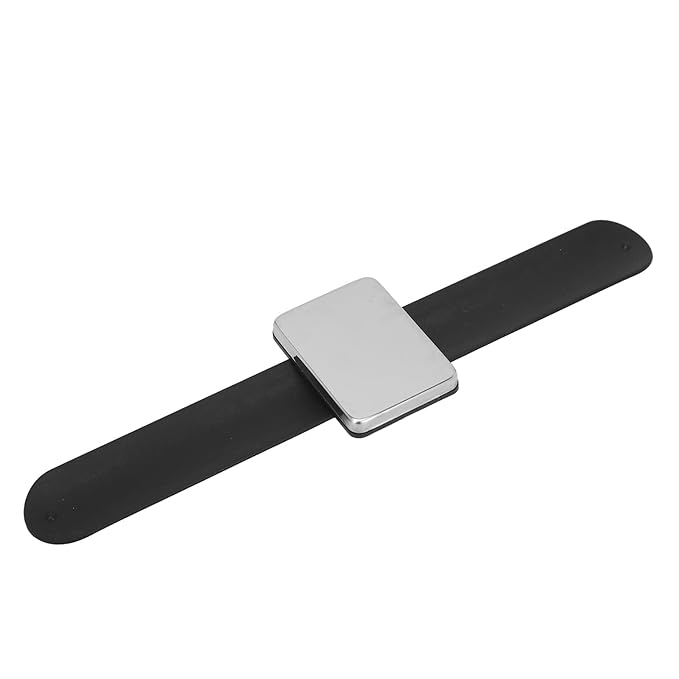 Magnetic Makeup Mixing Palette with Silicone Wrist Strap, Easy Clean, Wide Applicability for Customized Shades, Pollution Avoidance, Professional Makeup Tool