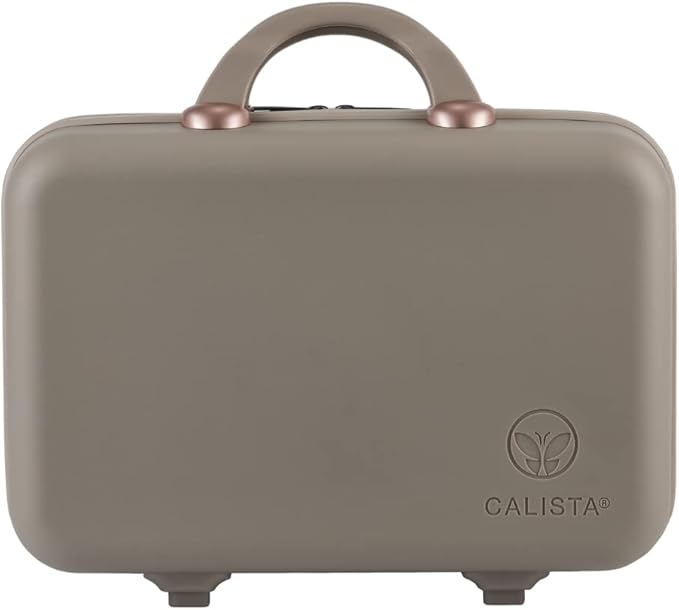 Calista 3-in-1 Beauty Case, Cosmetic & Hair Tool Organizer, Dove Gray