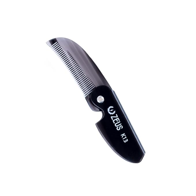 ZEUS Folding Mustache Comb for Men