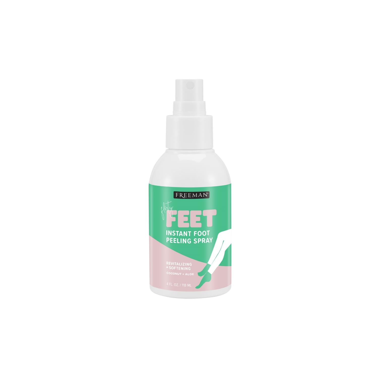 Freeman Flirty Feet Instant Foot Peeling Spray, Foot Mask, 4 fl oz