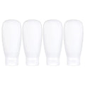 TSA Approved Travel Bottles Set for Toiletries Travel Size Containers Kit 4 Pack Portable Leak Proof Refillable Squeeze Cosmetic Airplane Essential Shampoo Hair Conditioner Body Lotion Bath Shower Gel