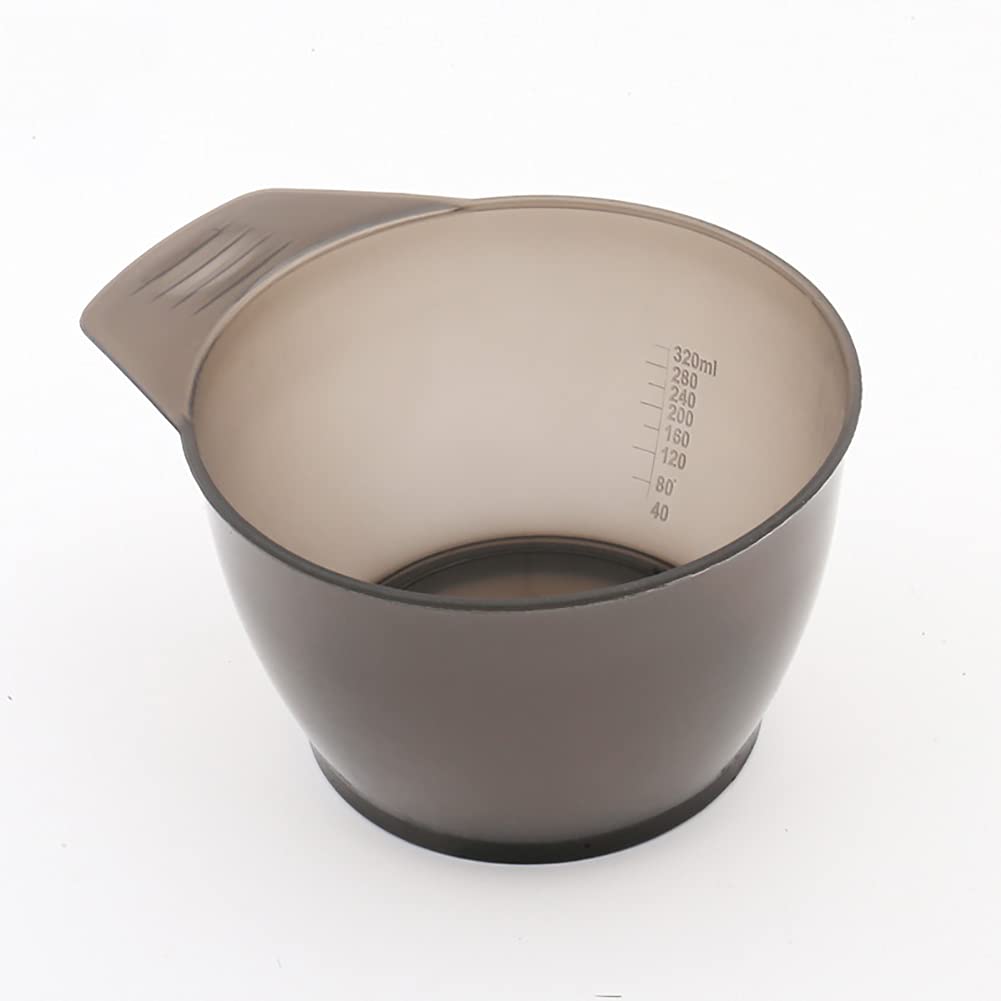 UUYYEO 4 Pcs Hair Color Mixing Bowls Plastic Color Mixing Tint Bowls Hair Dye Bowl Hair Color Dyeing DIY Oil Treatments Tools