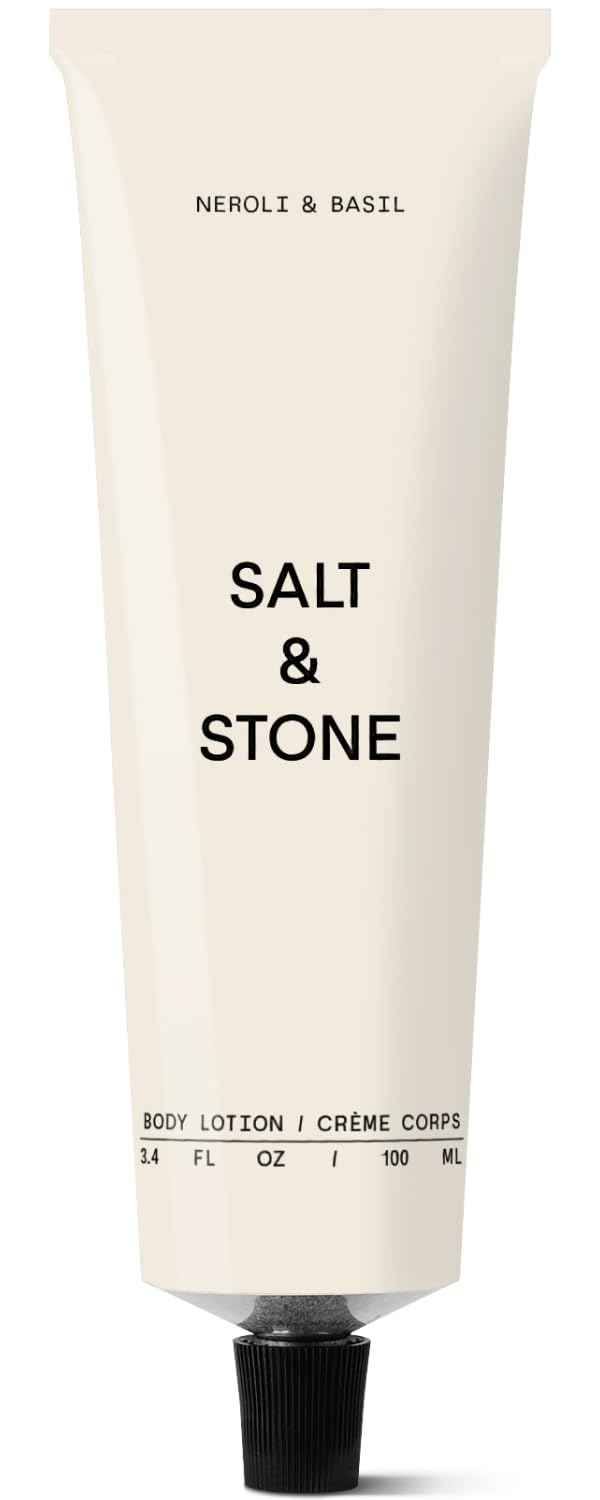 Salt & Stone Body Lotion for Women & Men, Vegan, Neroli & Basil 3.4 fl oz