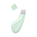 Vangines Blackhead Remover Tool, Stainless Steel Face Scraper, Manual Skin Scrubber Face Spatula with Silicone Cover for Nose, Chin and T-Zone, Skin Care Tool for Men and Women(Green