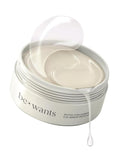 bewants Under Eye Patches for Puffy Eyes, Korean Under Eye Mask with Vegan Collagen and Hyaluronic Acid, Patches for Dark Circles and Cooling, 60 pieces
