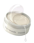 bewants Under Eye Patches for Puffy Eyes, Korean Under Eye Mask with Vegan Collagen and Hyaluronic Acid, Patches for Dark Circles and Cooling, 60 pieces
