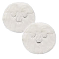 Angzhili 2 Pcs Hot Compress Reusable Face Towel Mask,Hot Cold Facial Steamer Towel Soft Coral Fleece Face Mask for Home and Beauty Salon,Spa Towel Moisturizing Skin Care