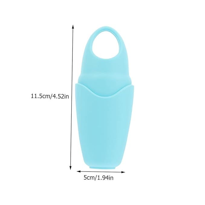 2pcs Silicone Facial Ice Mold for Eye Puffiness Relief Portable Face Massage Roller Compact Ice Compress Tool for Morning Swelling and Pore Shrinking