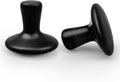 HDYAR 2 Pcs Mushroom Shaped Hot Stones Gua Sha Facial Tools Natural Basalt Stones Hot Rock Massage Tools for Body, Face, Home SPA, Relaxing